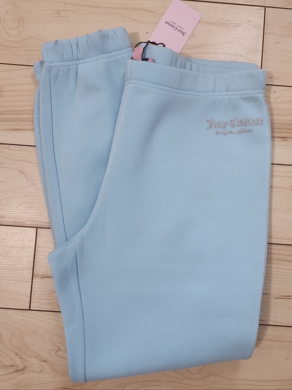 Juicy Couture Sweatpant Set XL Baby Blue Zip Hoodie & Joggers Set - Picture 8 of 9